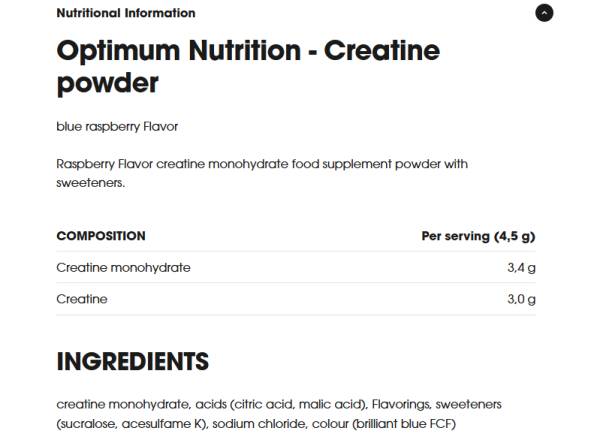 ON Micronized Creatine