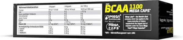 BCAA 1100 MEGA CAPS
